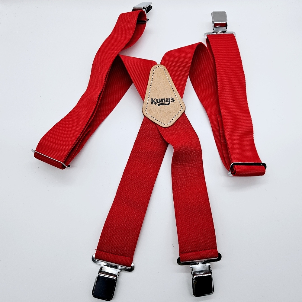 KUNY'S | red suspenders